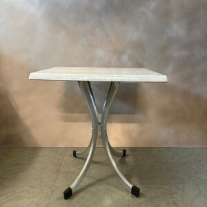 Solid PVC Beige Top Table